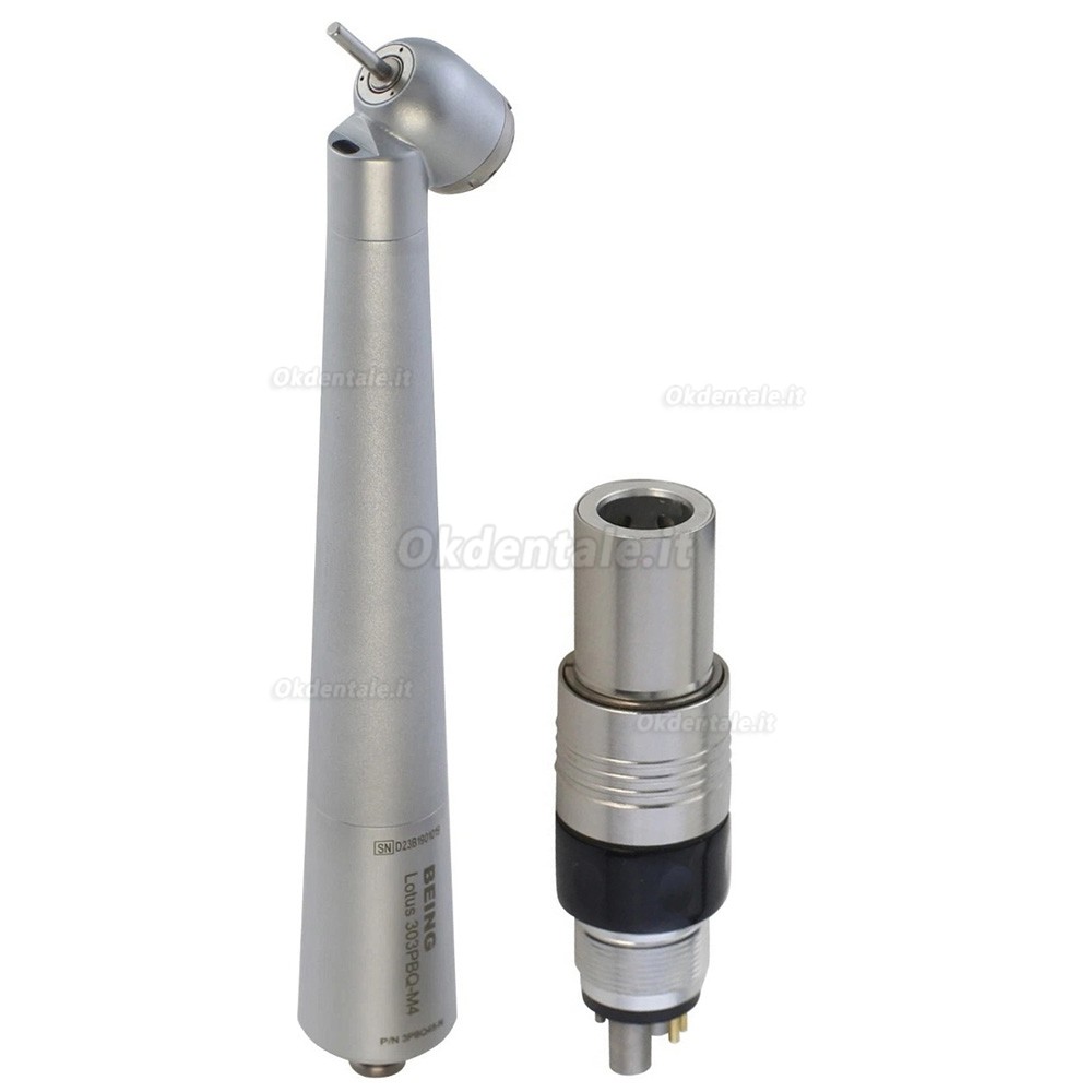Manipolo chirurgico dentale a turbina 303PBQ45-N con angolazione di 45 gradi, compatibile con attacco NSK